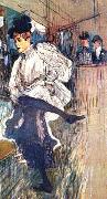  Henri  Toulouse-Lautrec Jane Avril Dancing oil on canvas